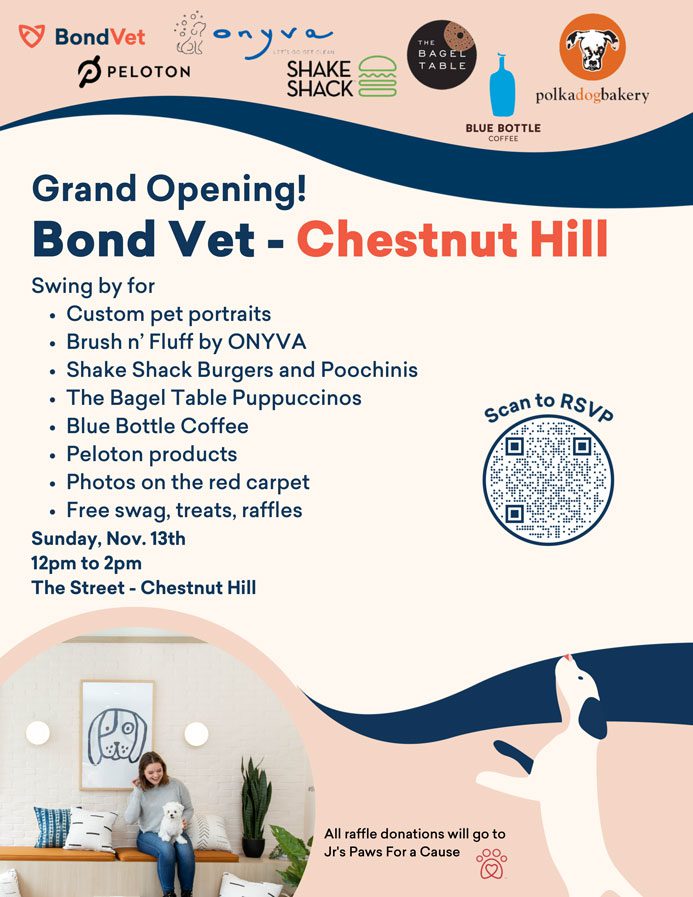 Bond Vet Chestnut Hill invitation